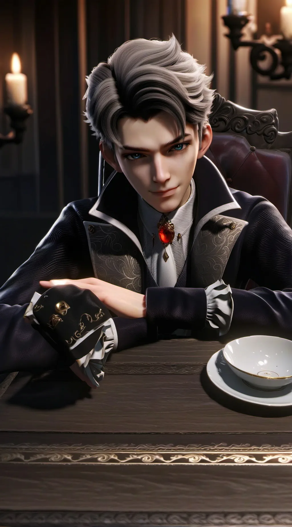 ai character: Axel (alfa) background