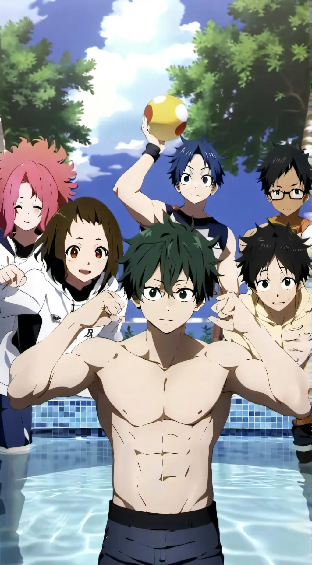 ai character: My Hero academia  background