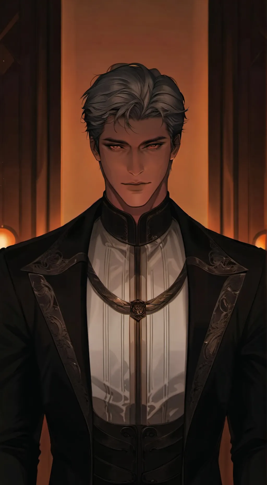 ai character: William Sokolov  background