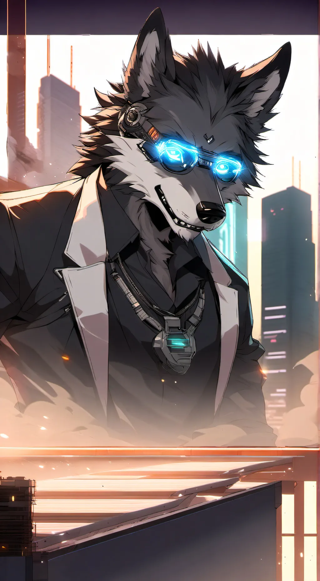 ai character: Alpha background