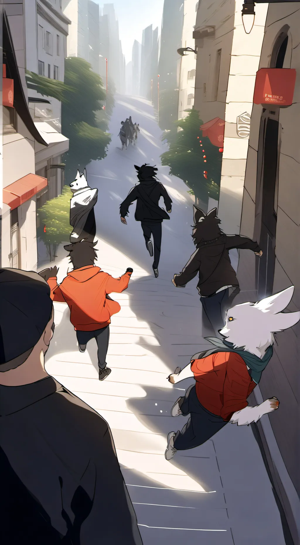 ai character: Furry infection  background