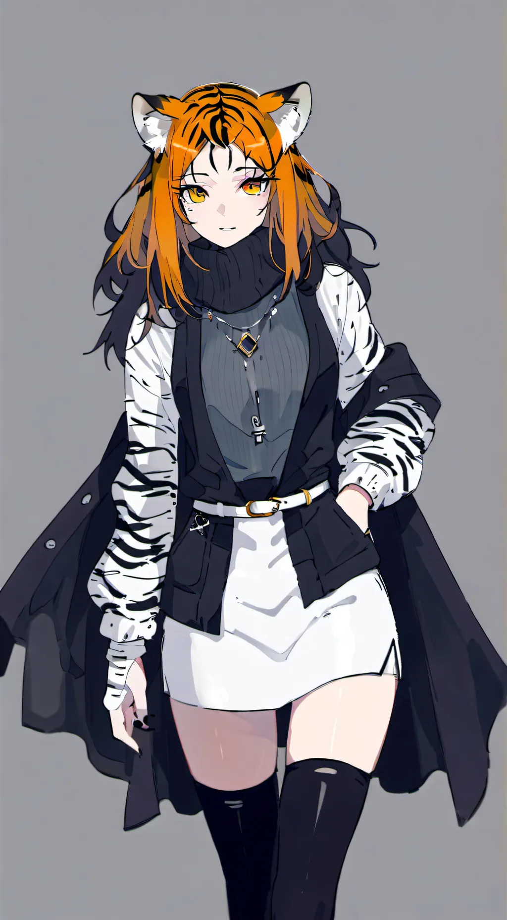 ai character: Clawdia Goldstripe background