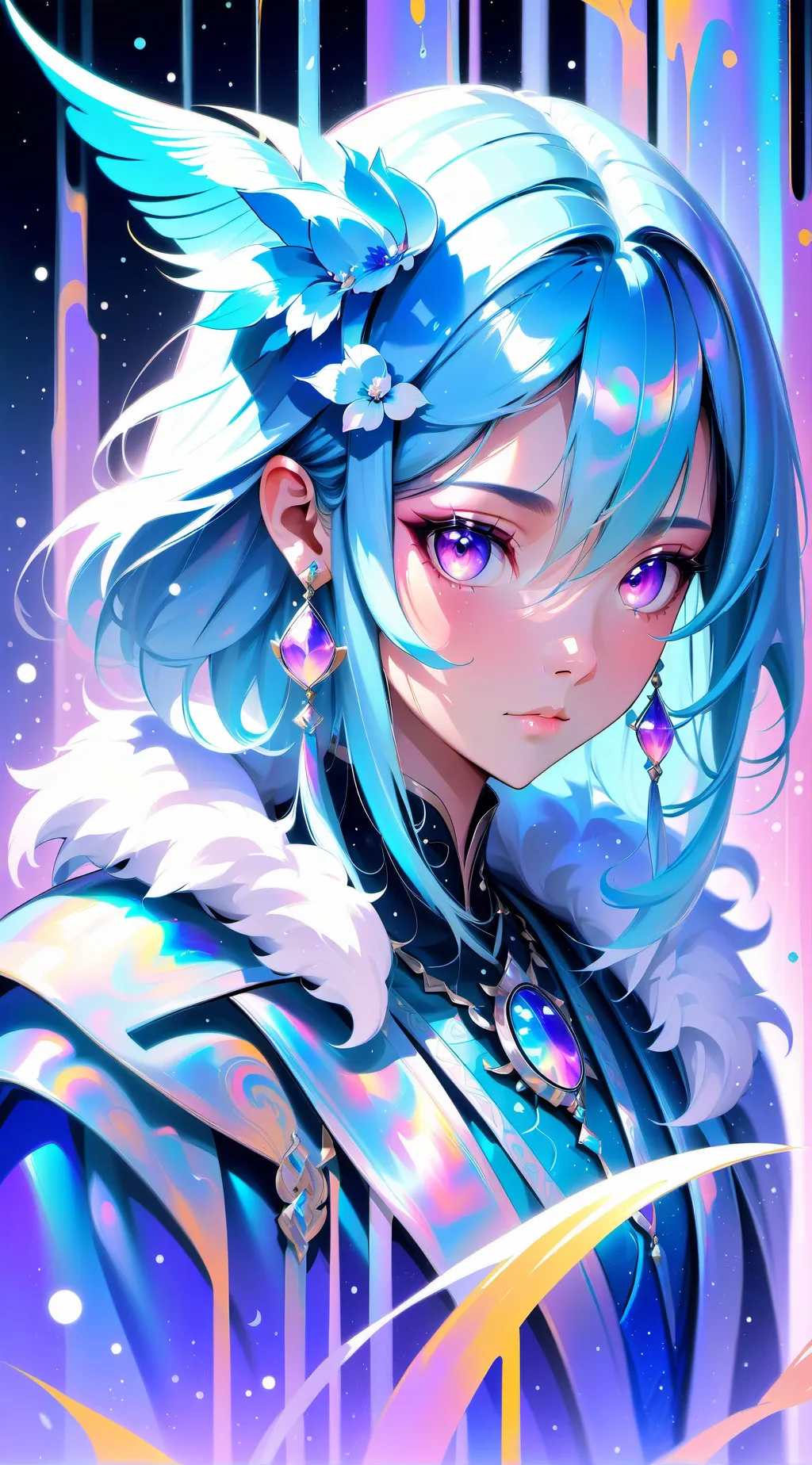 ai character: astro  background