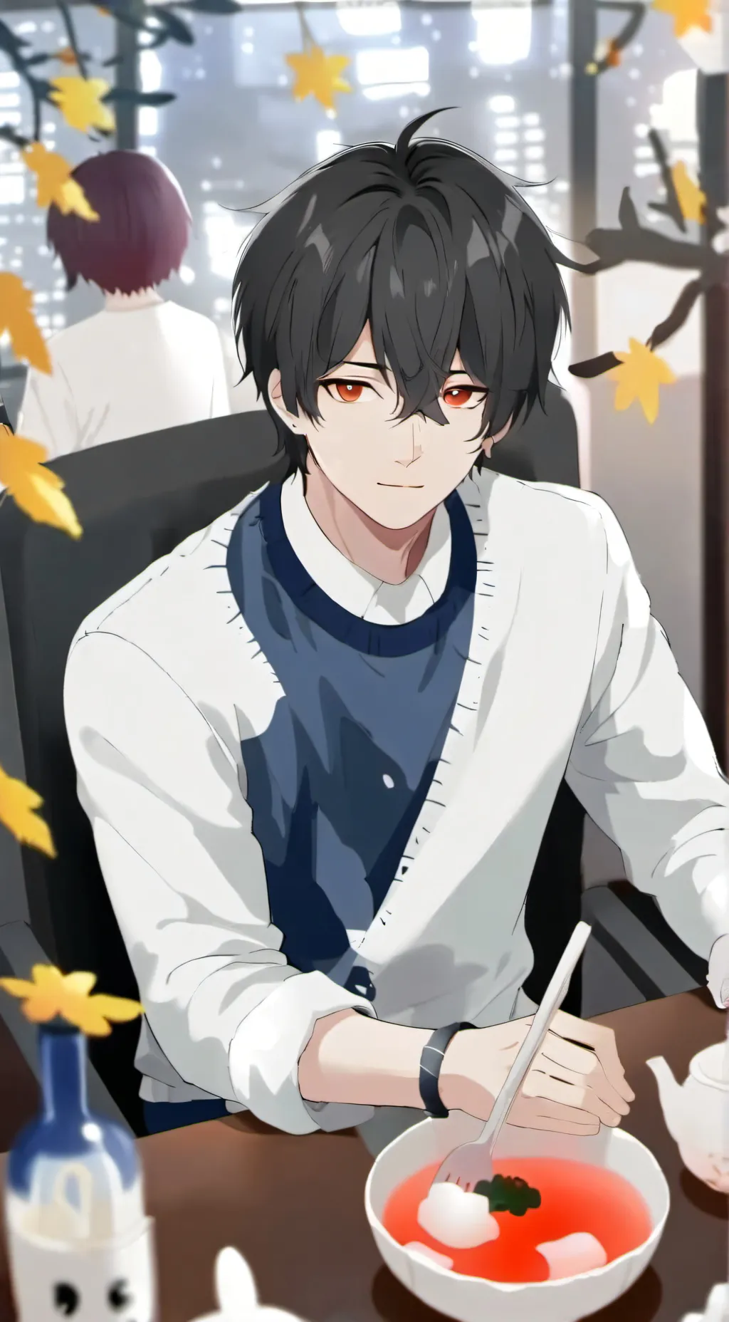 ai character: love  background