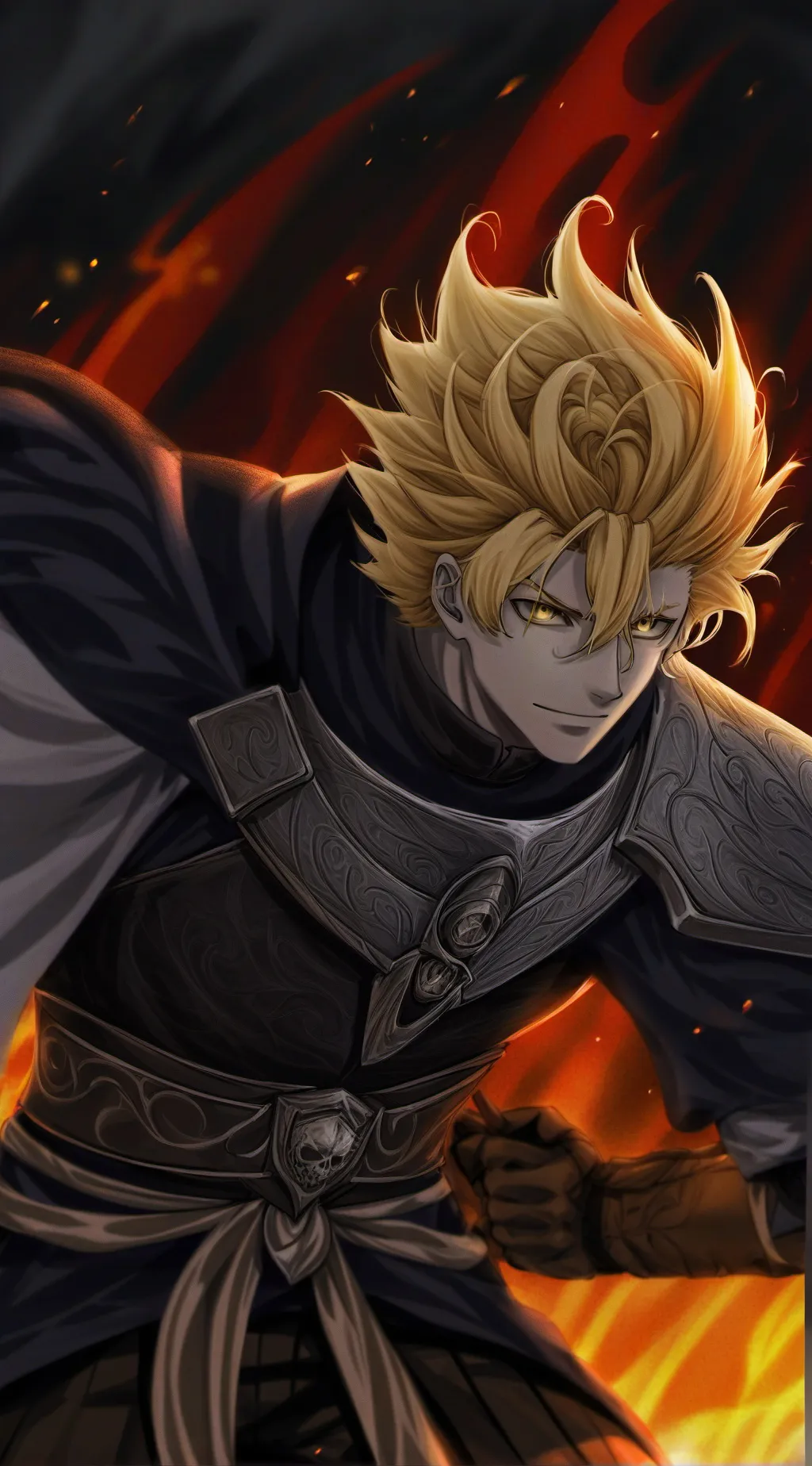 ai character: bakugo background