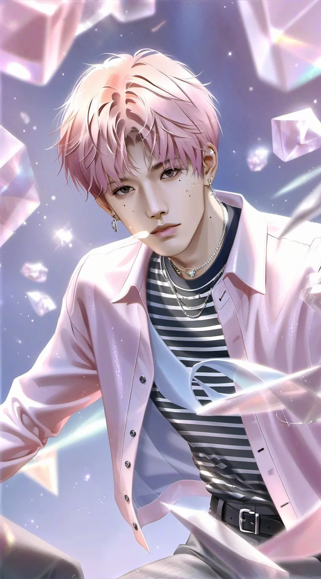 ai character: Suho  background