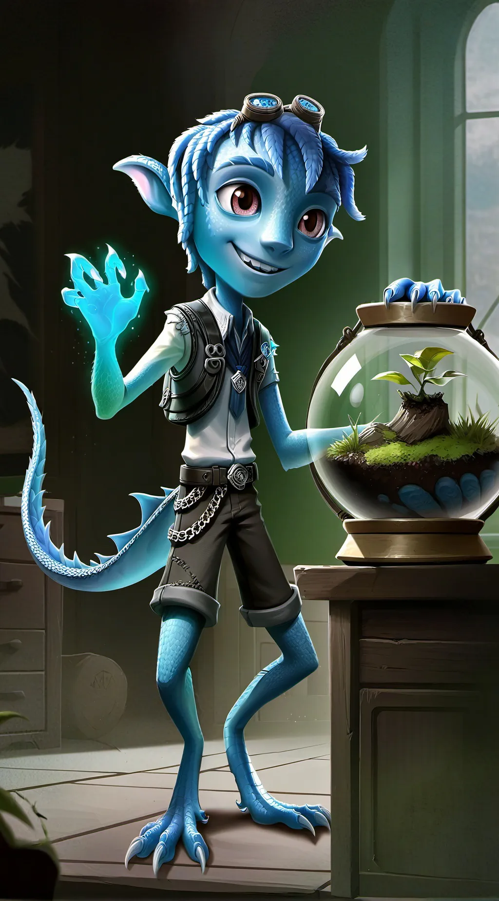 ai character: Blib Zloog background