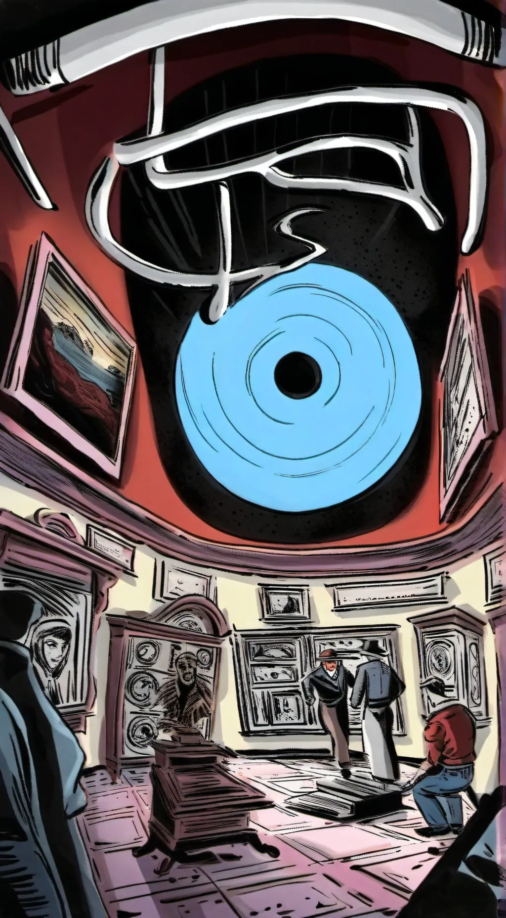 ai character: oval (my jsab oc) background