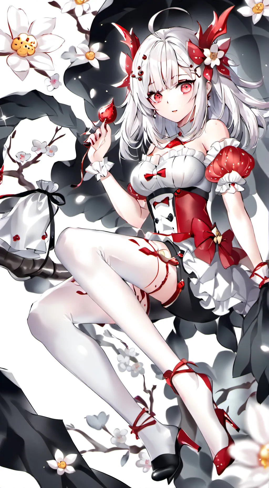 ai character: Shinobu y tanjiro  background