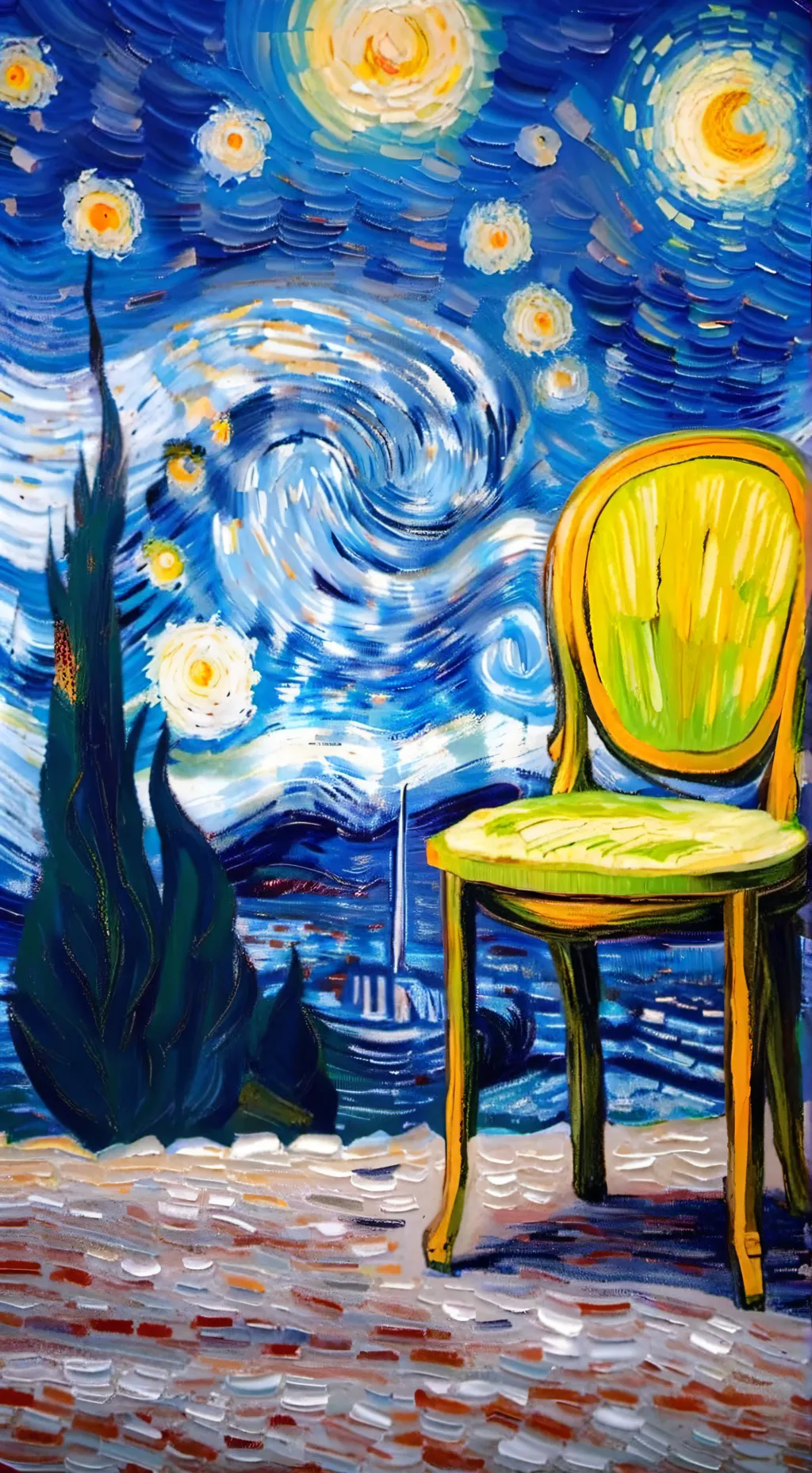 ai character: chair background