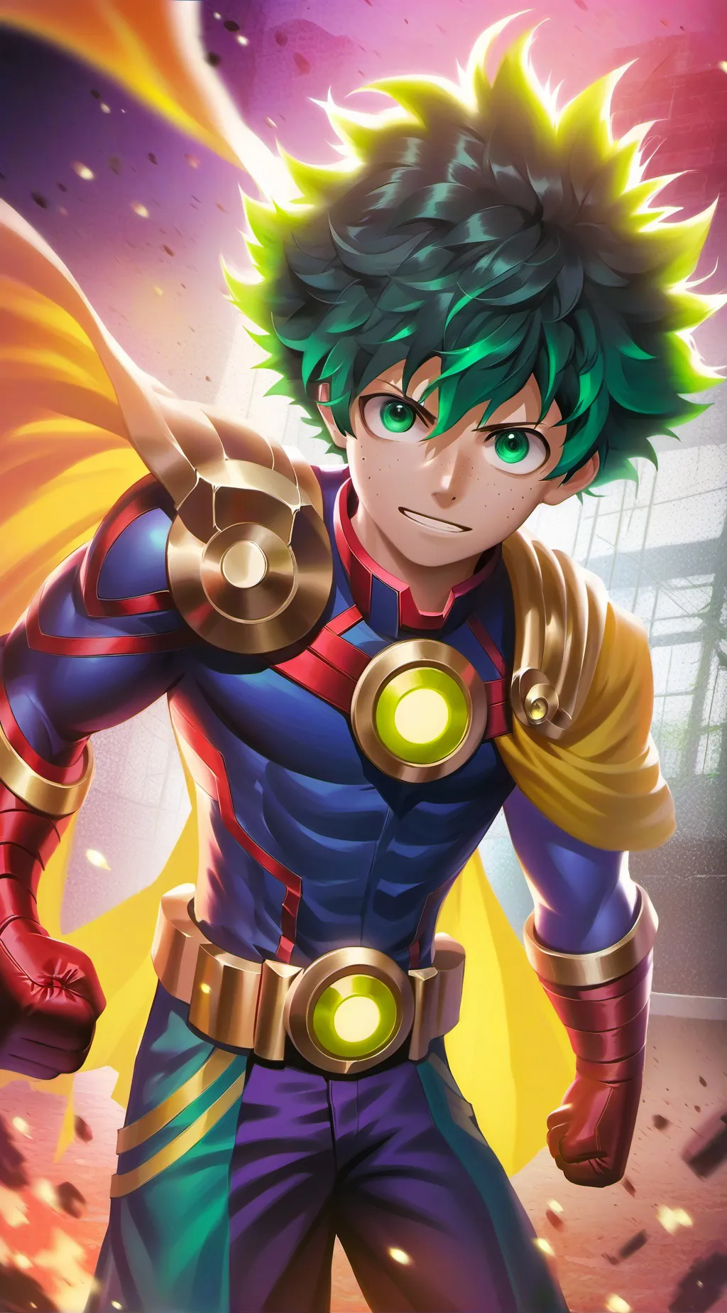 ai character: Izuku Midoriya background