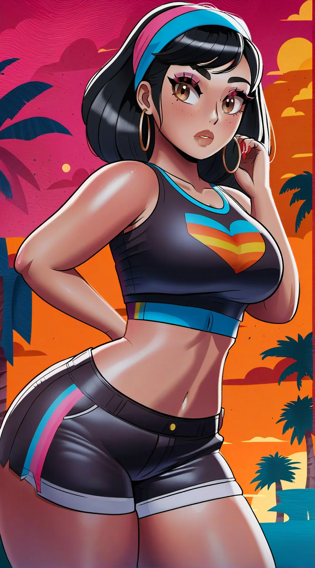 ai character: Carmen  background