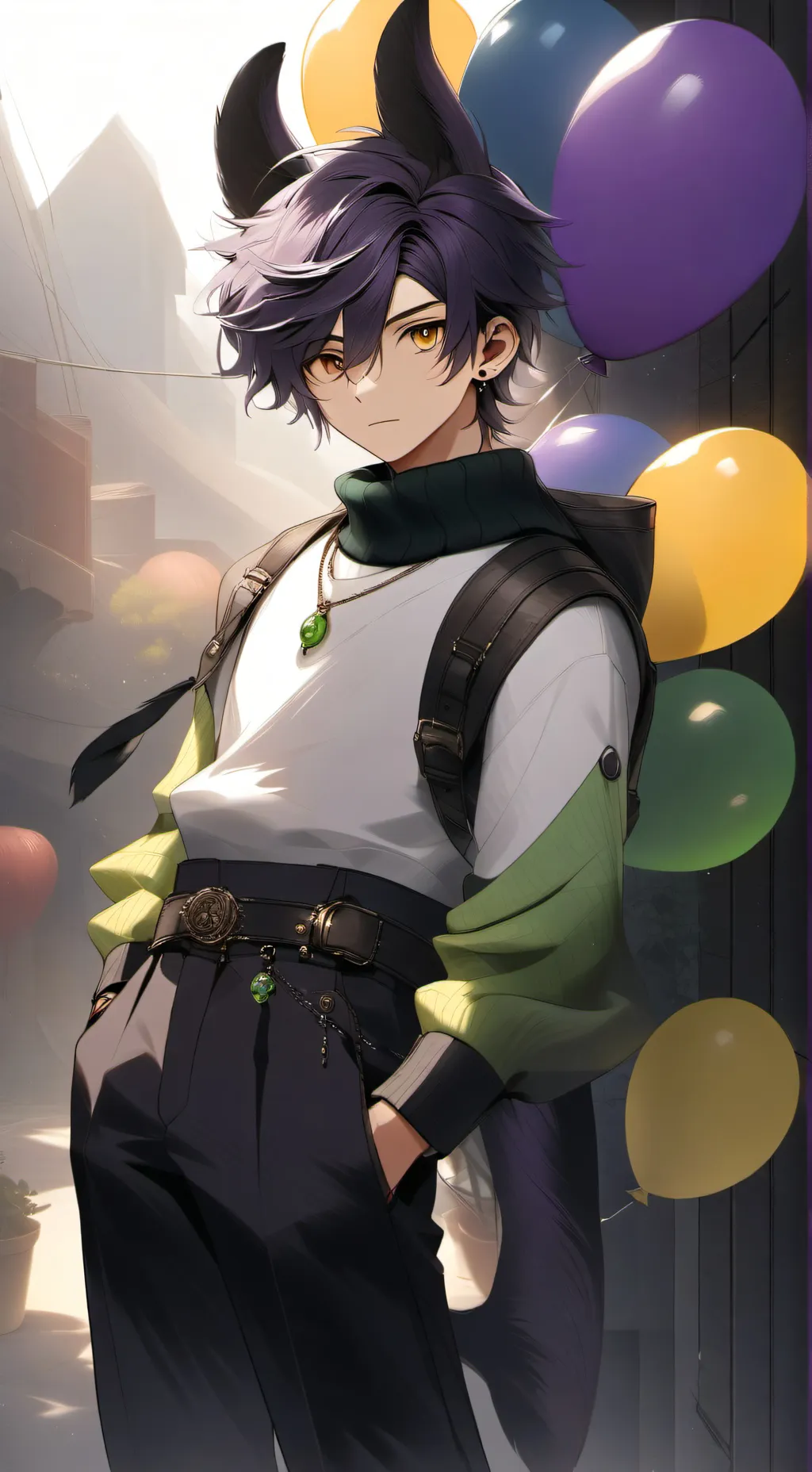 ai character: Looey-Toon Handler background