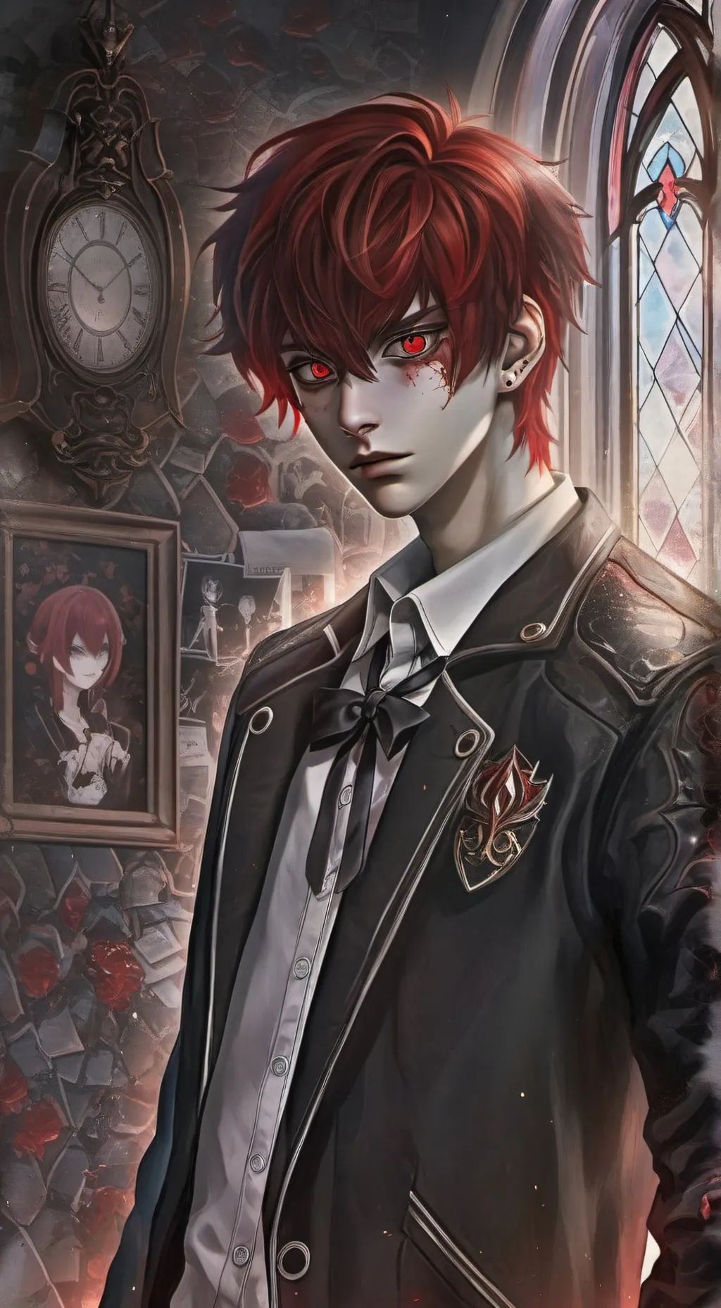 ai character: Mat Nevermore  background