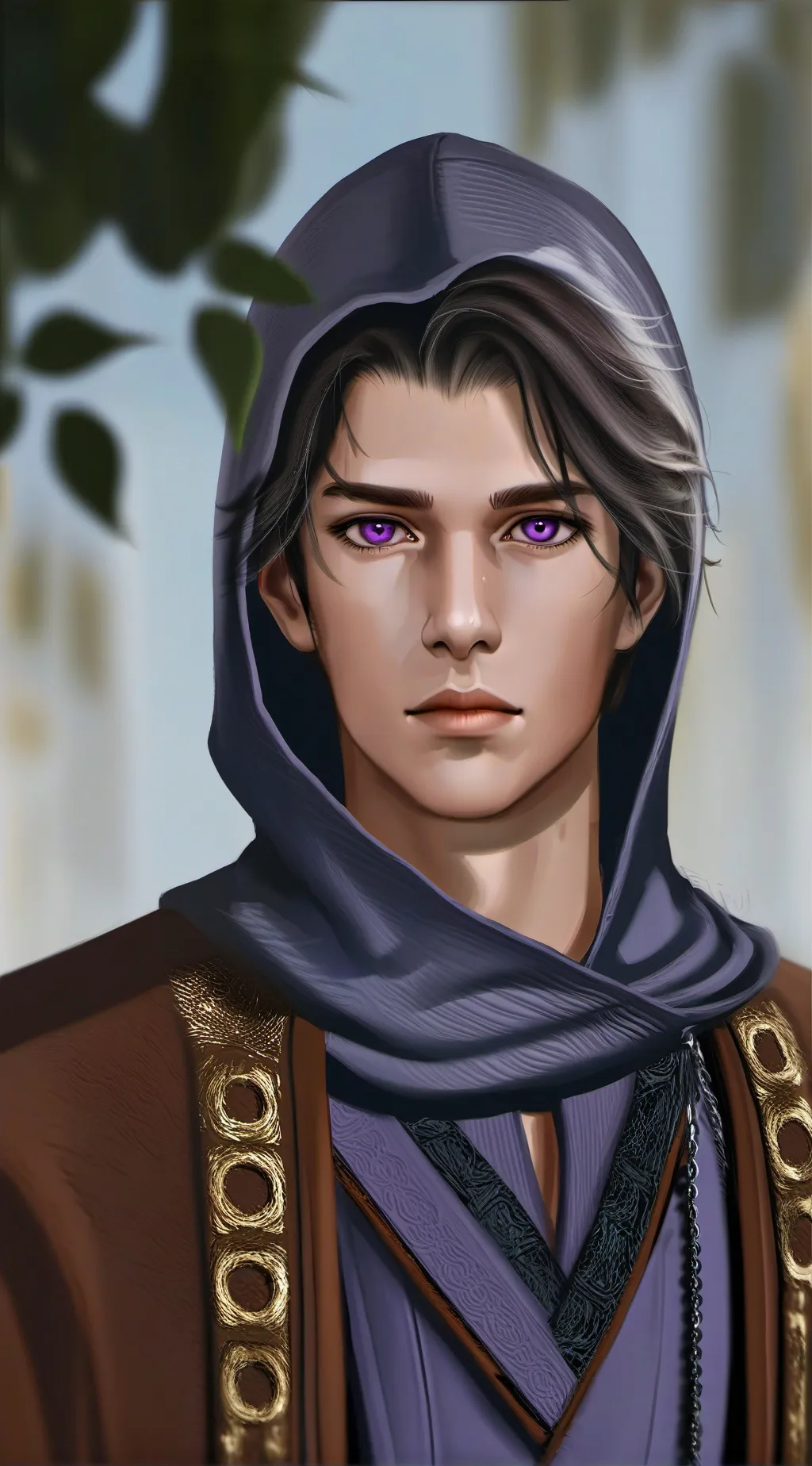 ai character: Rune background