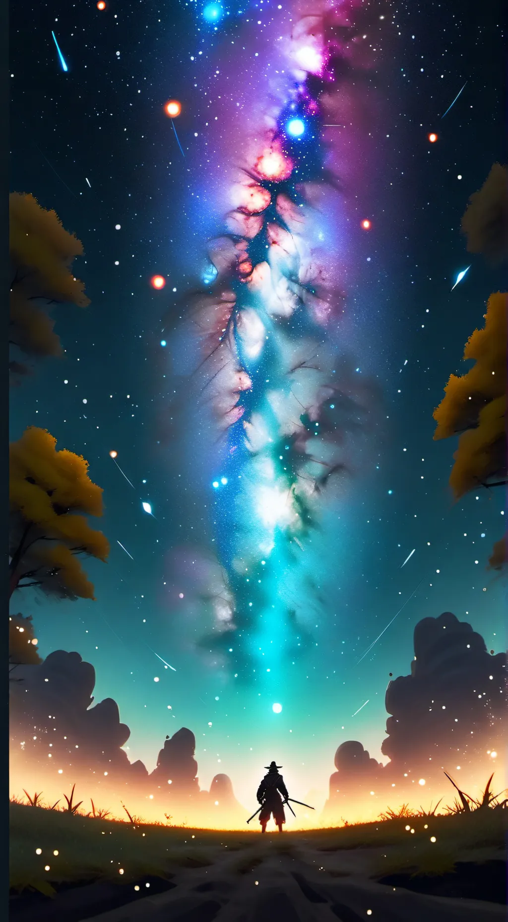 ai character: santi x nabi background