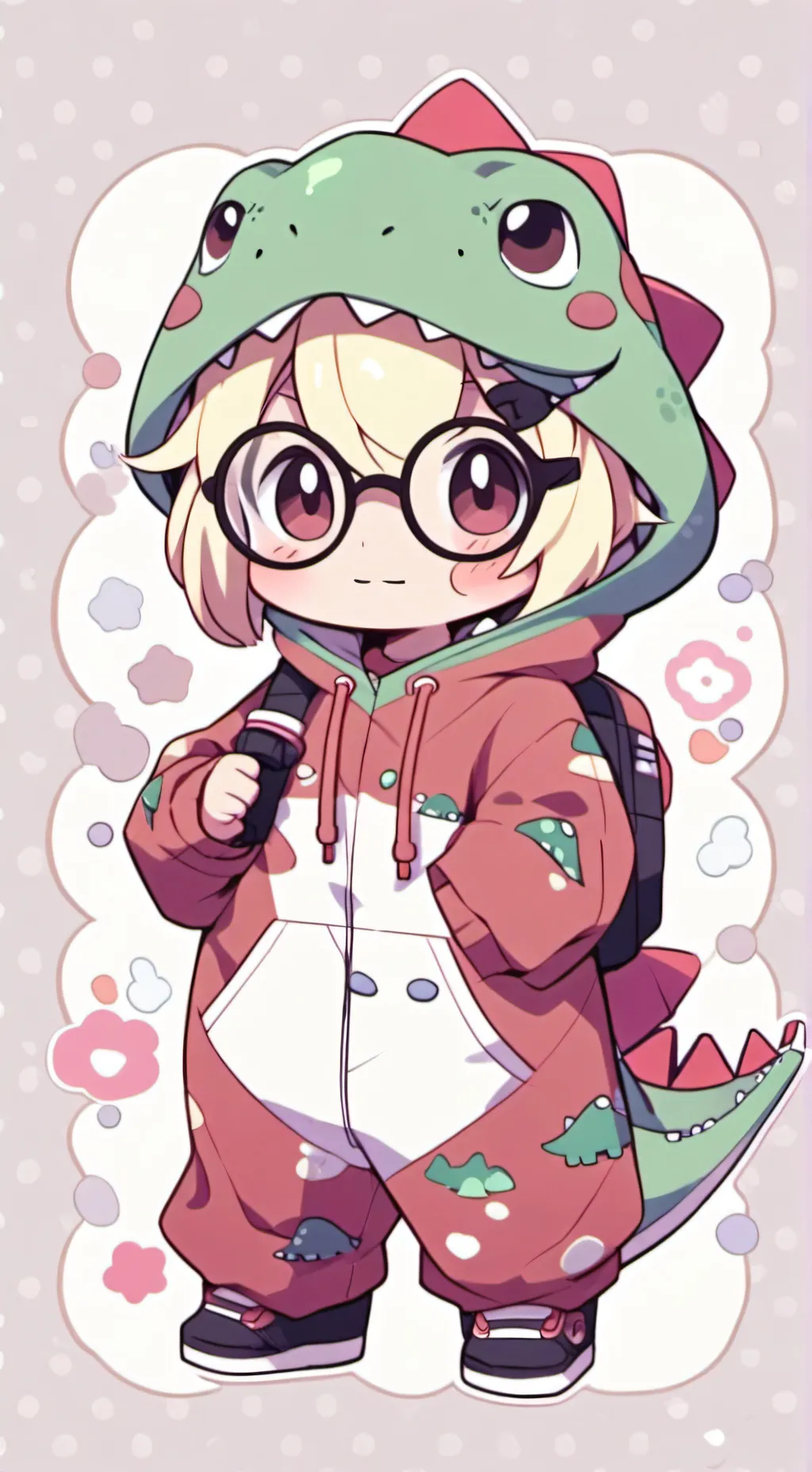 ai character: Shelly 🦖 background