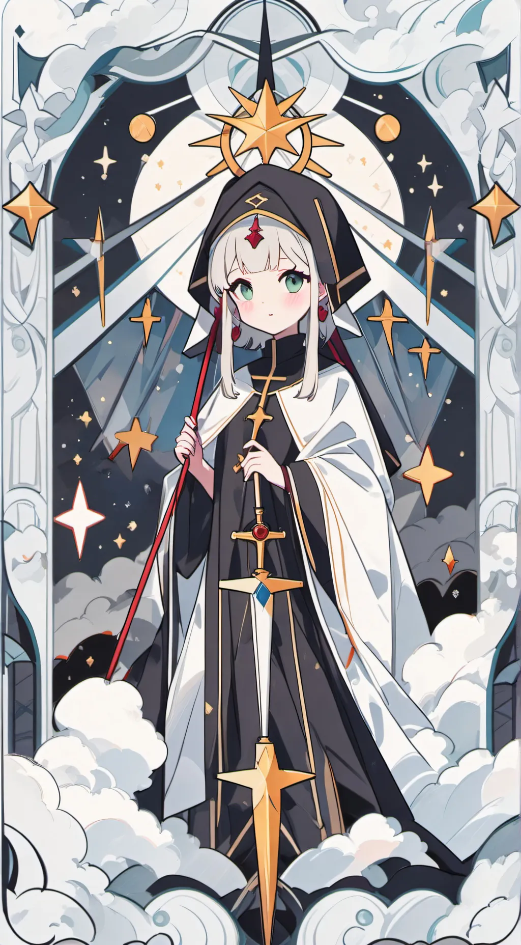 ai character: Dark vanilla cooki background