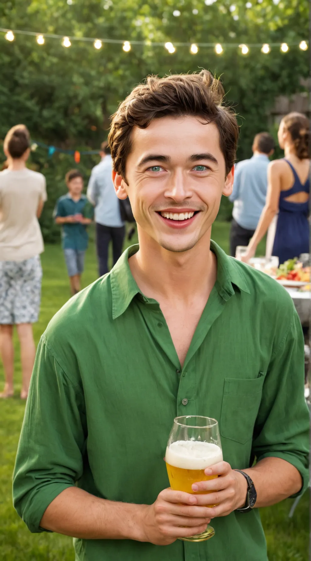 ai character: Adrian Franklin  background