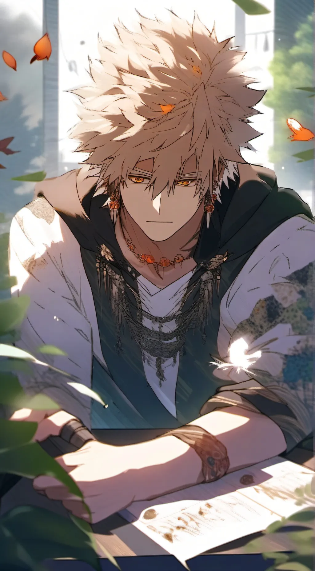 ai character: mha voodoo dolls background