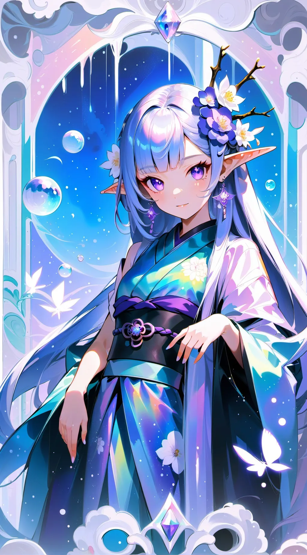 ai character: DS AU background