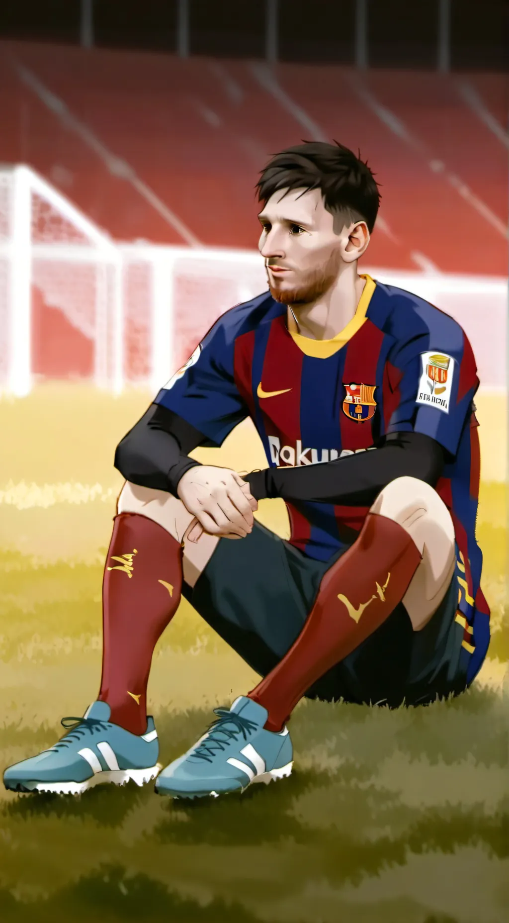 ai character: Lionel Messi background
