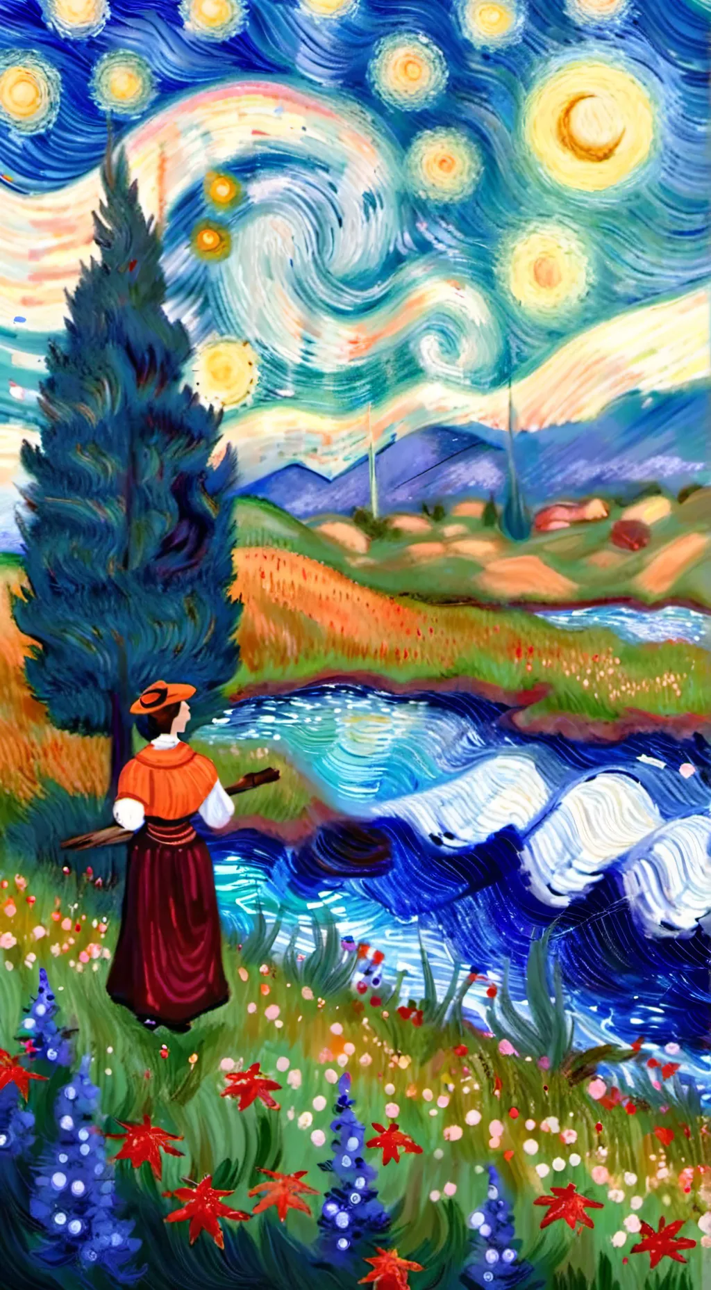 ai character: Derick  background