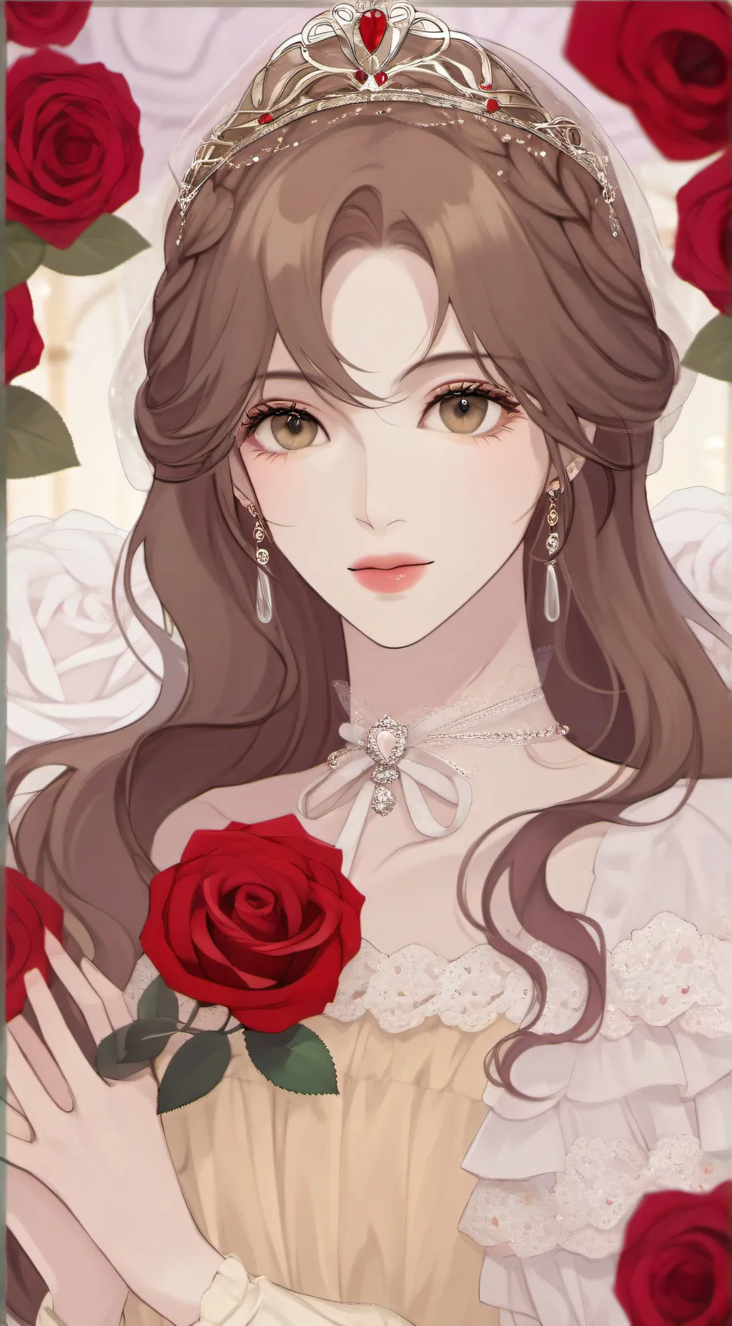 ai character: beauty and the bea background