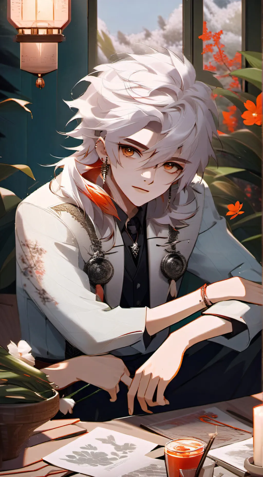 ai character: tu crush alex♥️ background