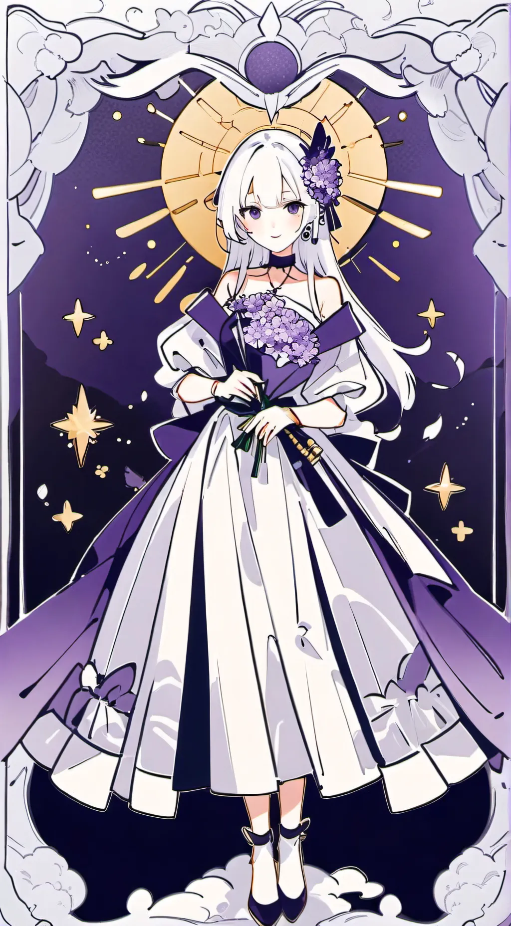 ai character: Rose background