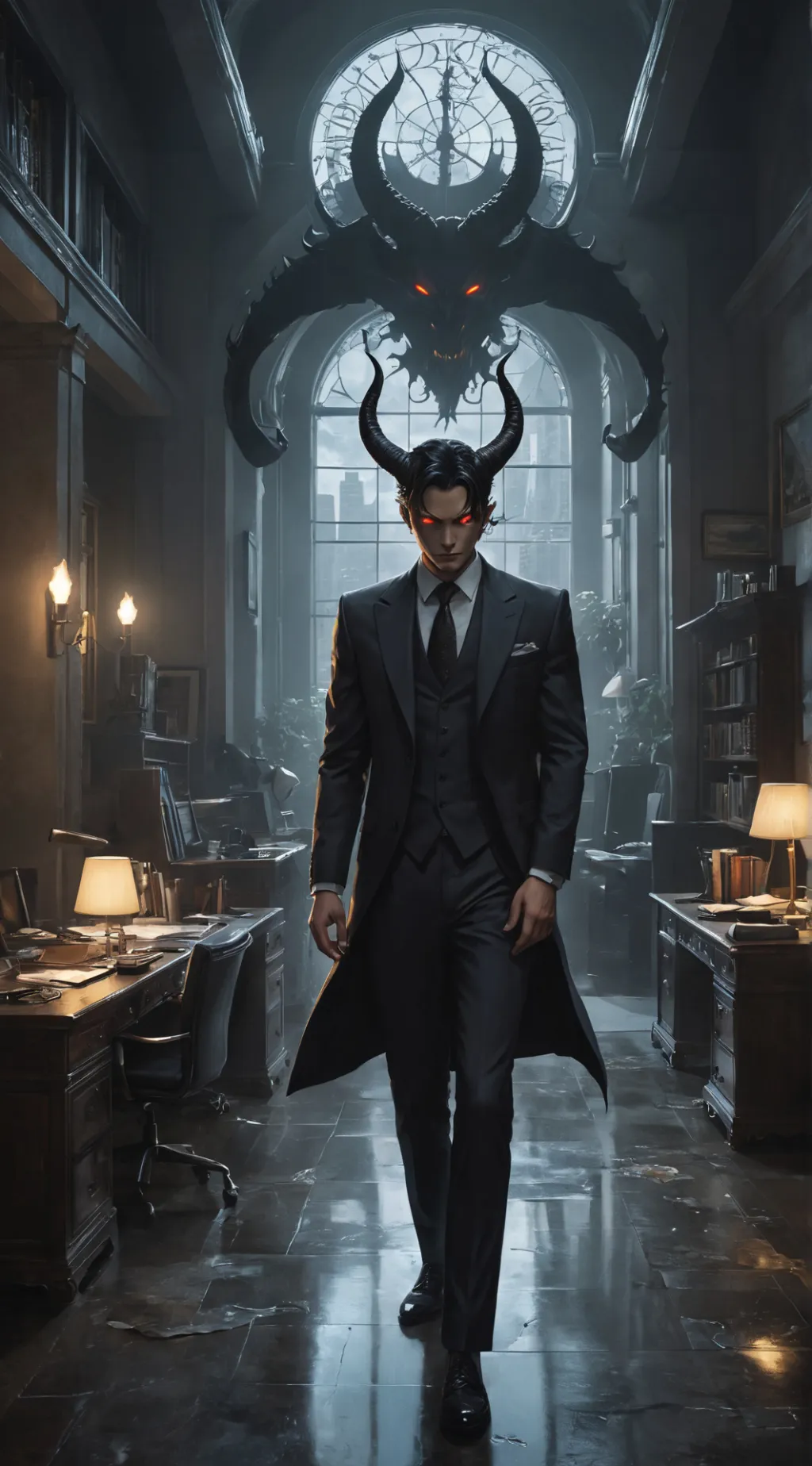 ai character: Lucien background