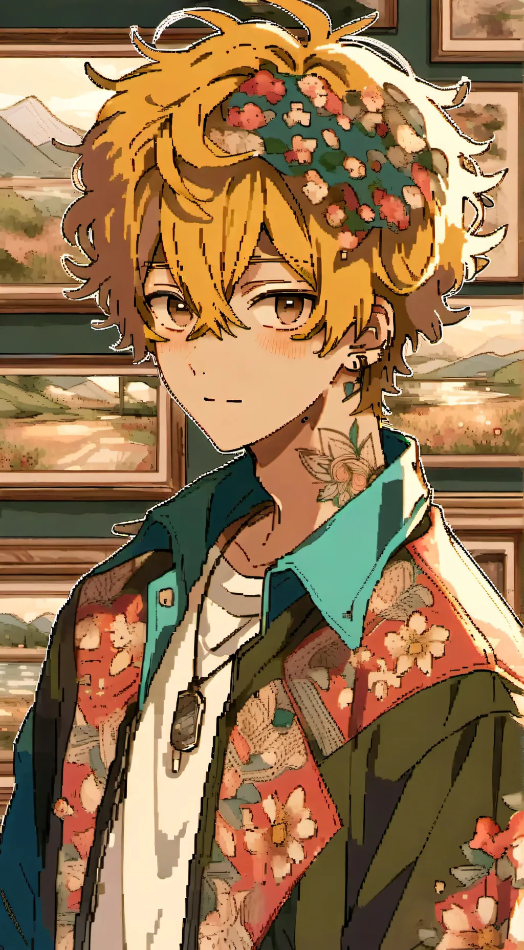 ai character: ~Milo~  background