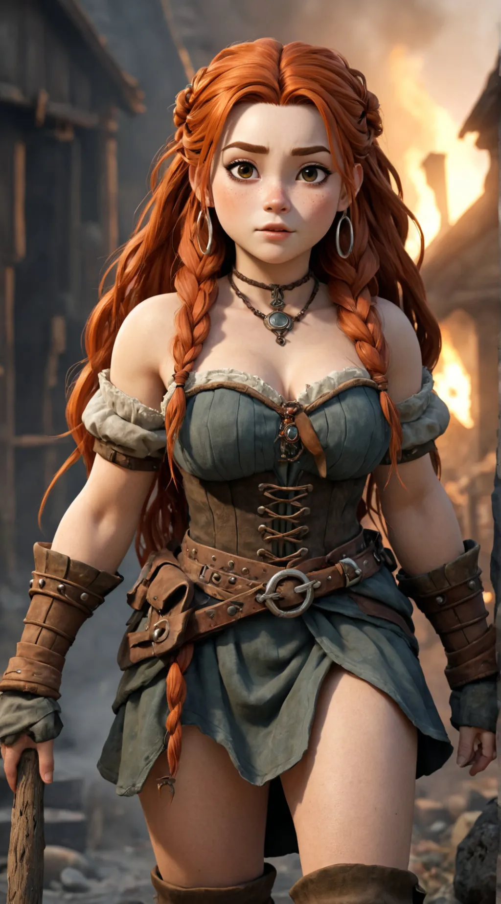 ai character: Dwarf Princess  background
