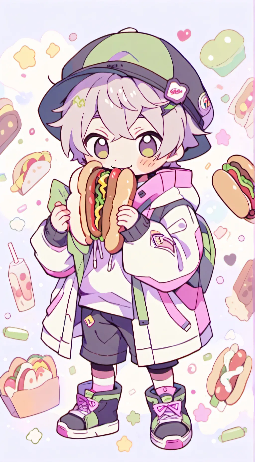 ai character: Amilo de teatro background