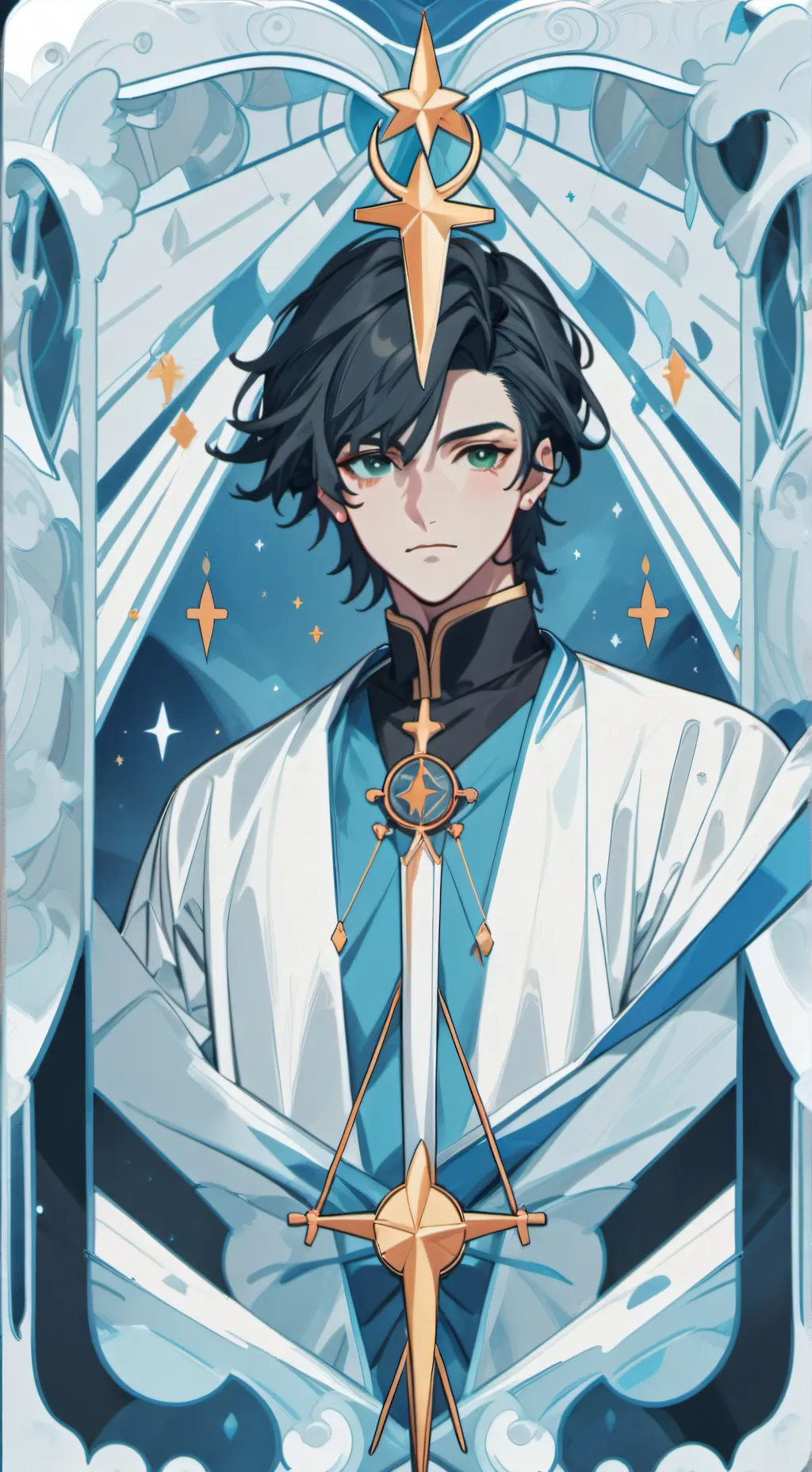 ai character: sert background