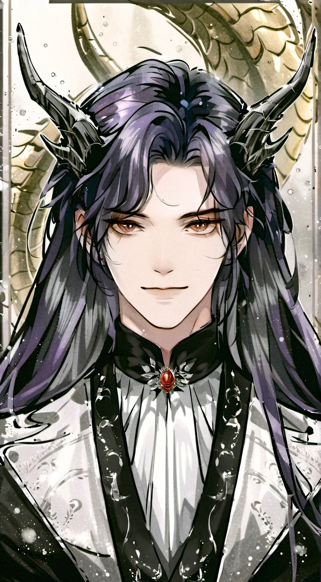 ai character: el humano dragon background