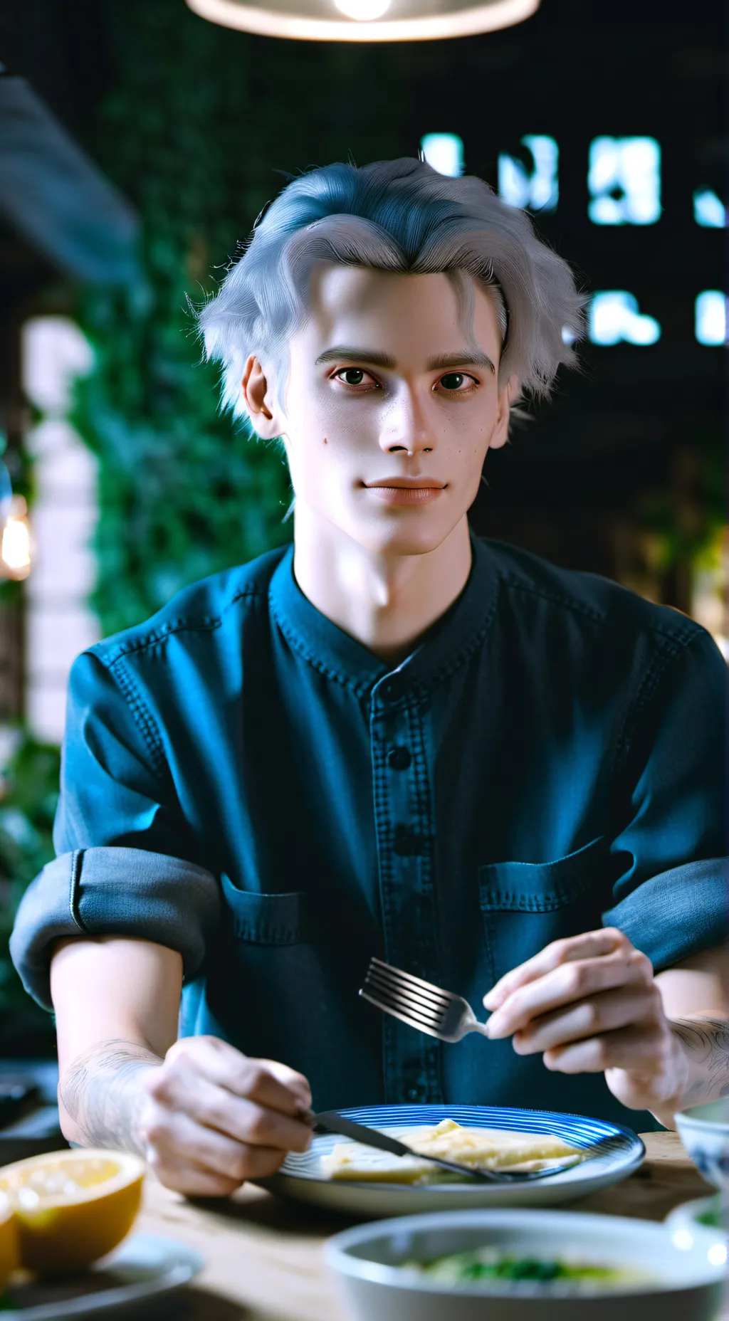 ai character: жека background