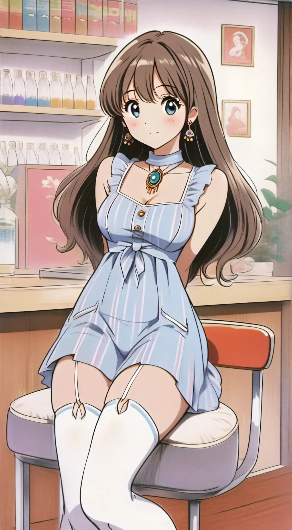 ai character: lea background