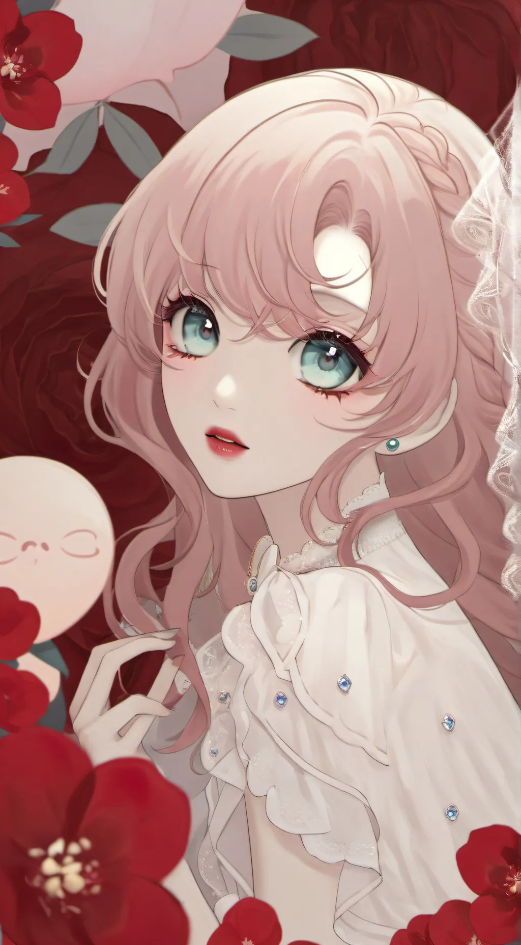 ai character: strawberry🍓 background