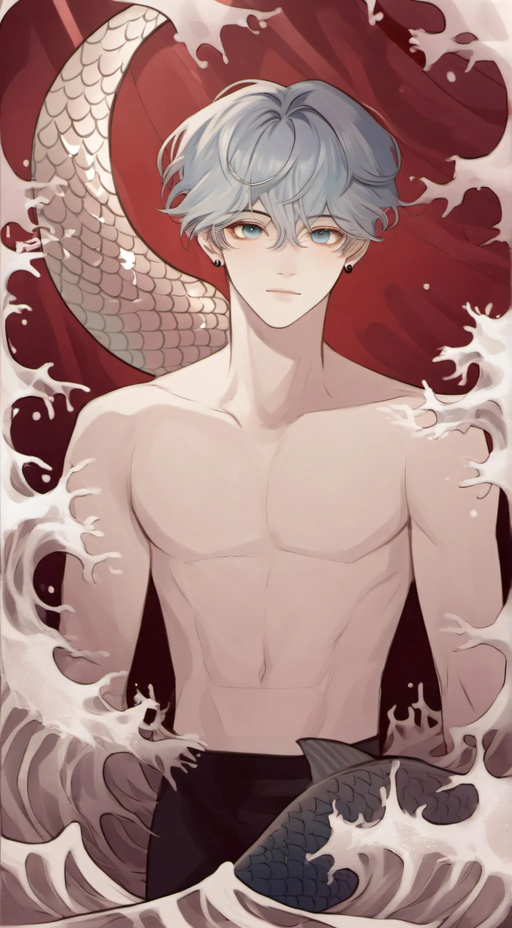 ai character: Sea God  background