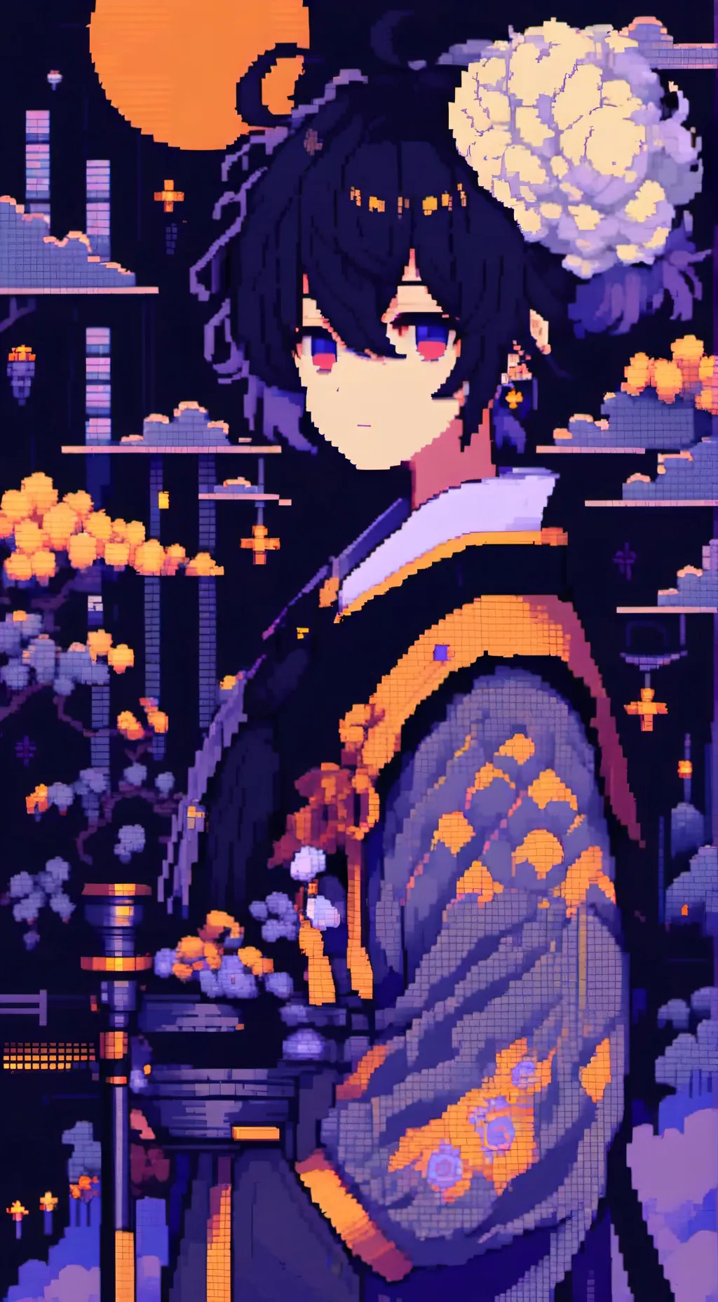 ai character: Yoriichi Tsugikuni background