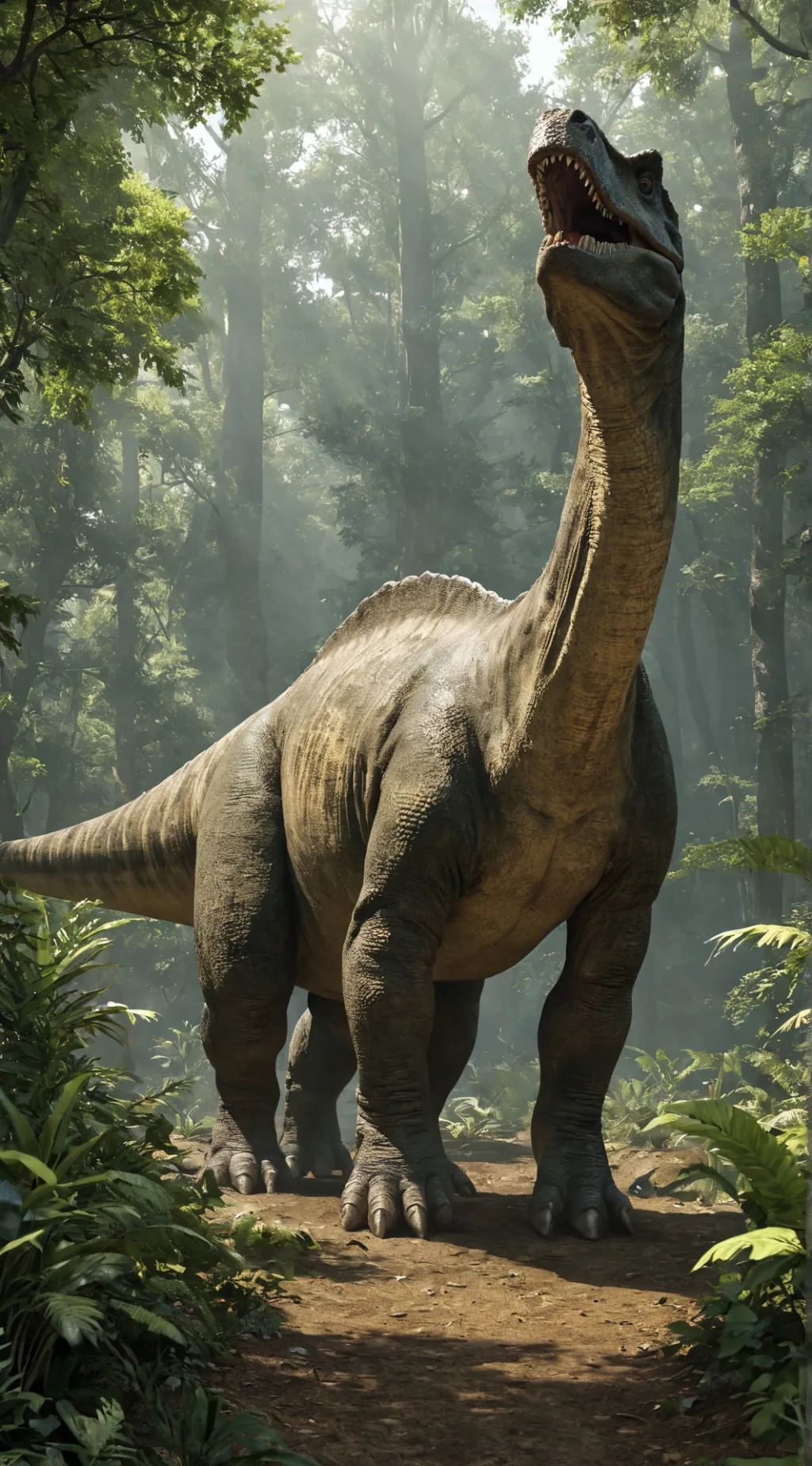 ai character: Titanosaurus  background