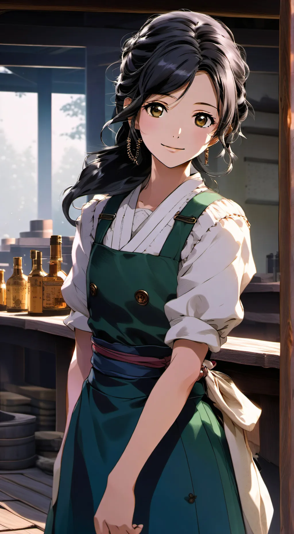 ai character: Makino background