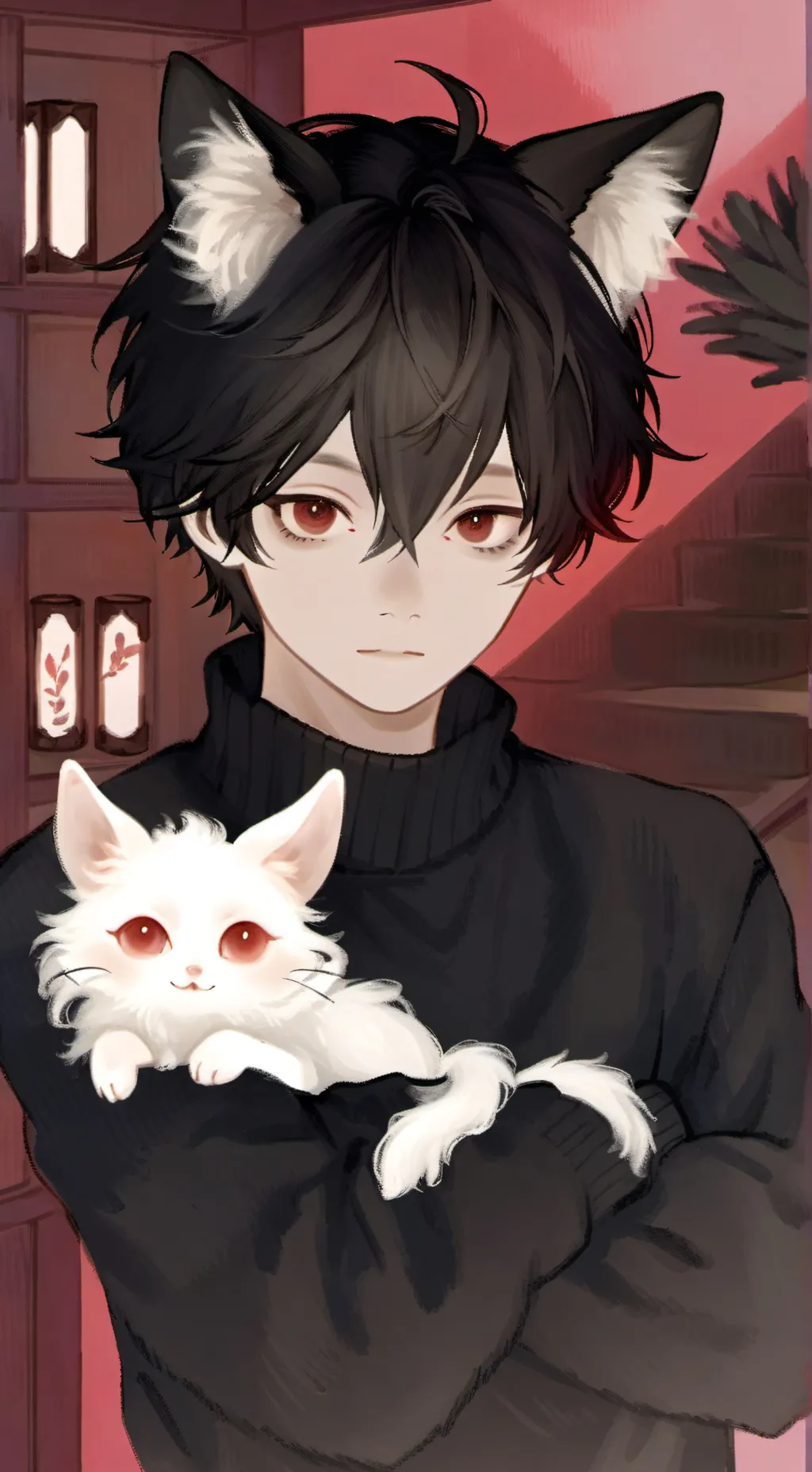 ai character: Inky Whiskers background