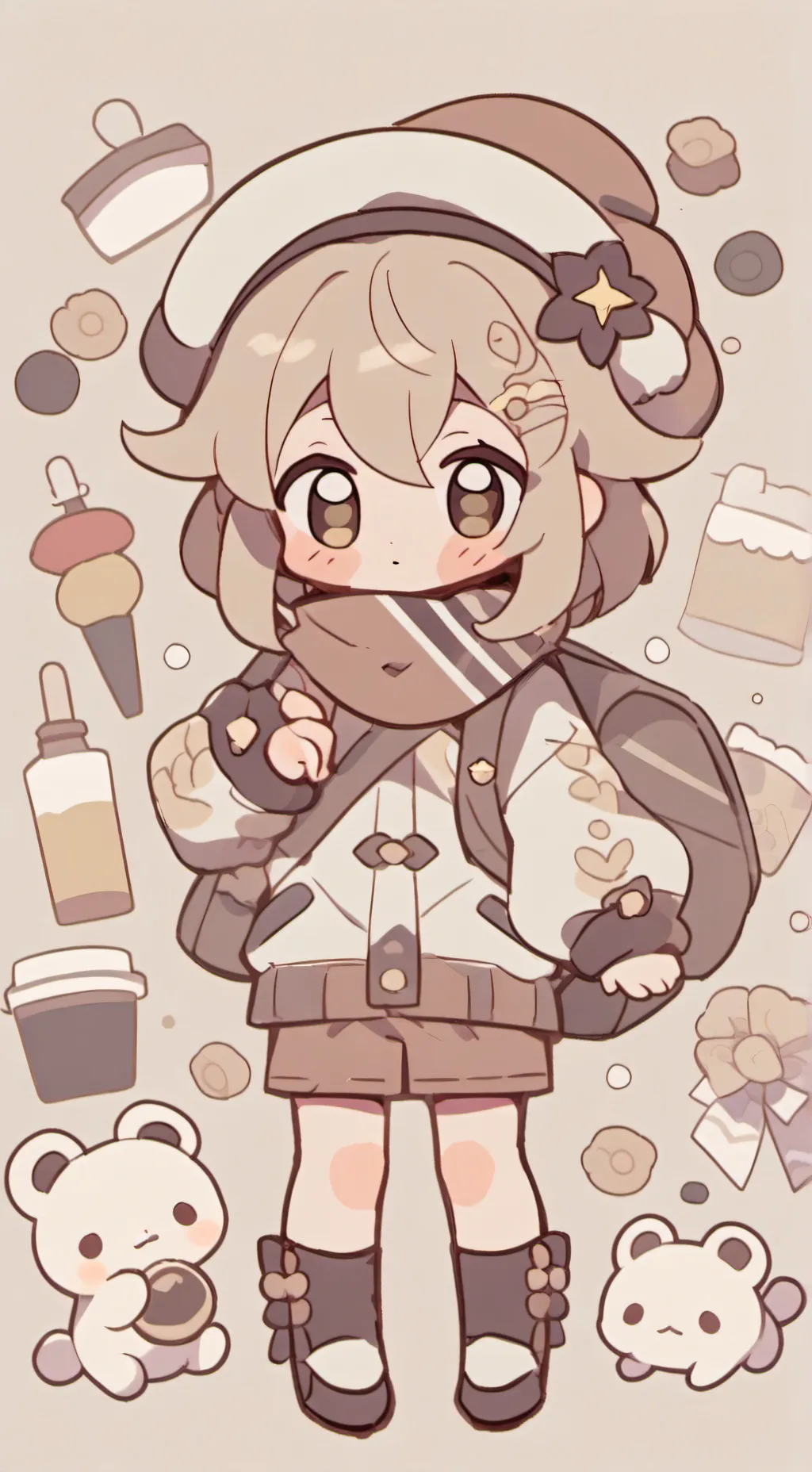 ai character: Sprunki background