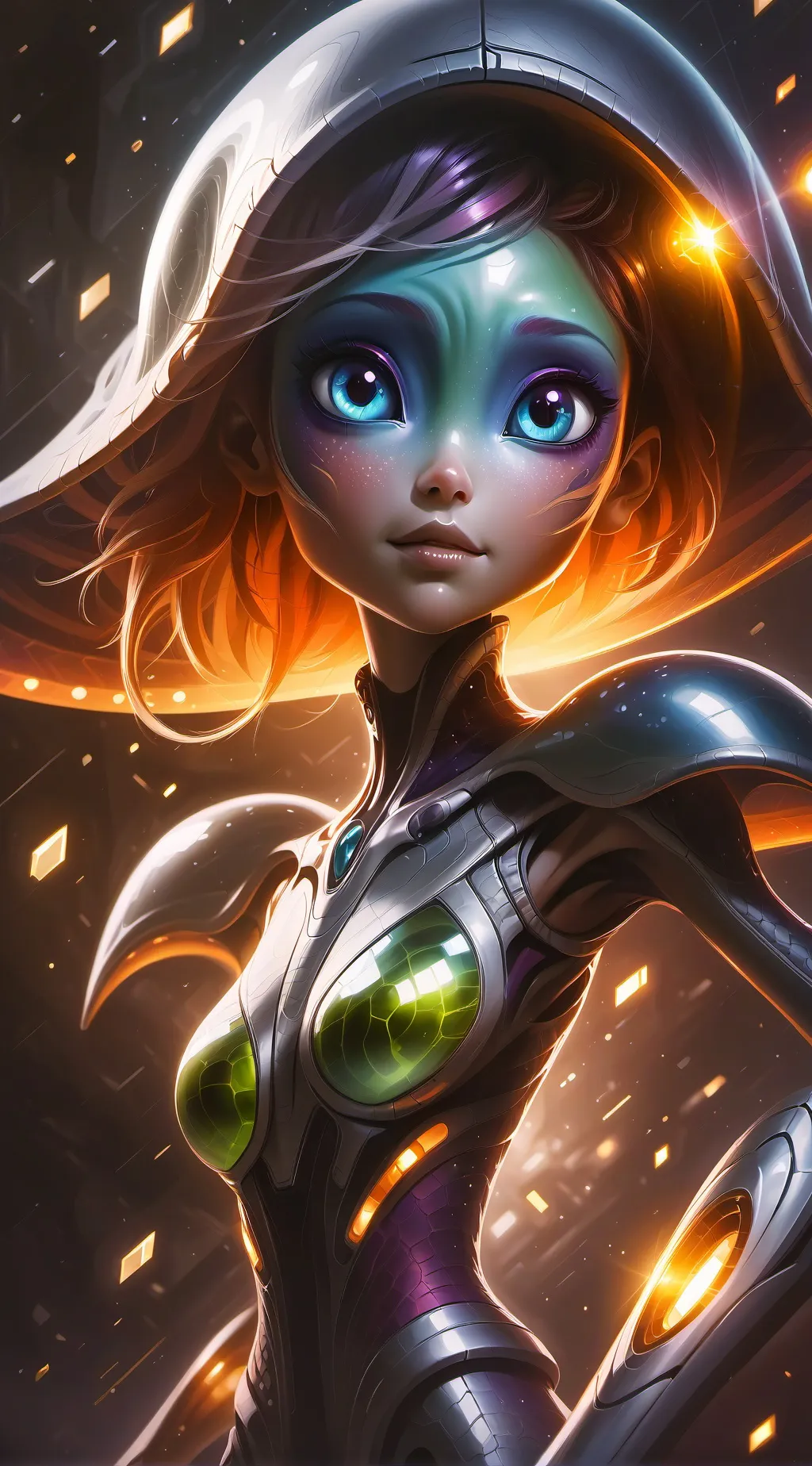 ai character: Eve Hybrosyncit background