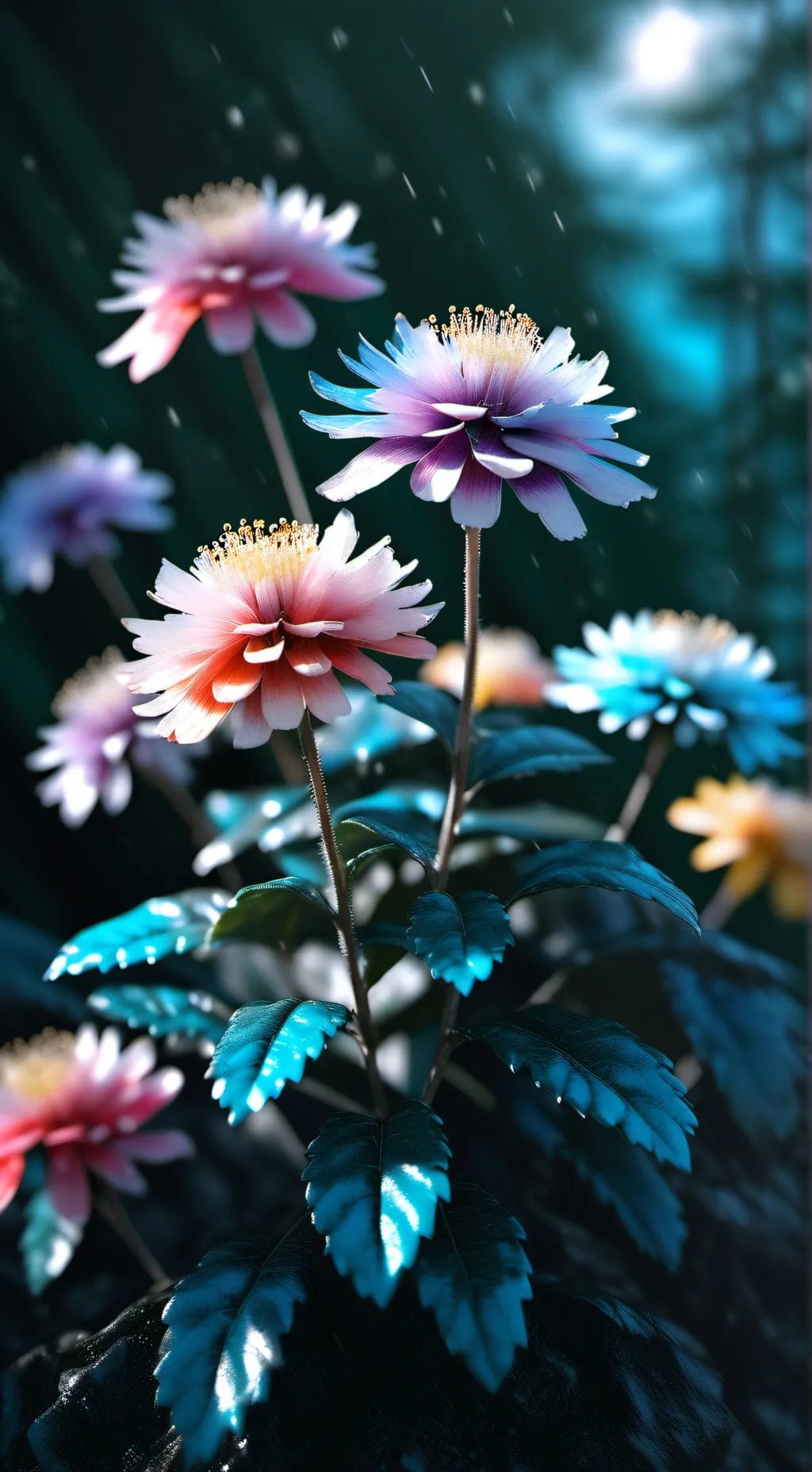 ai character: dandy word  background