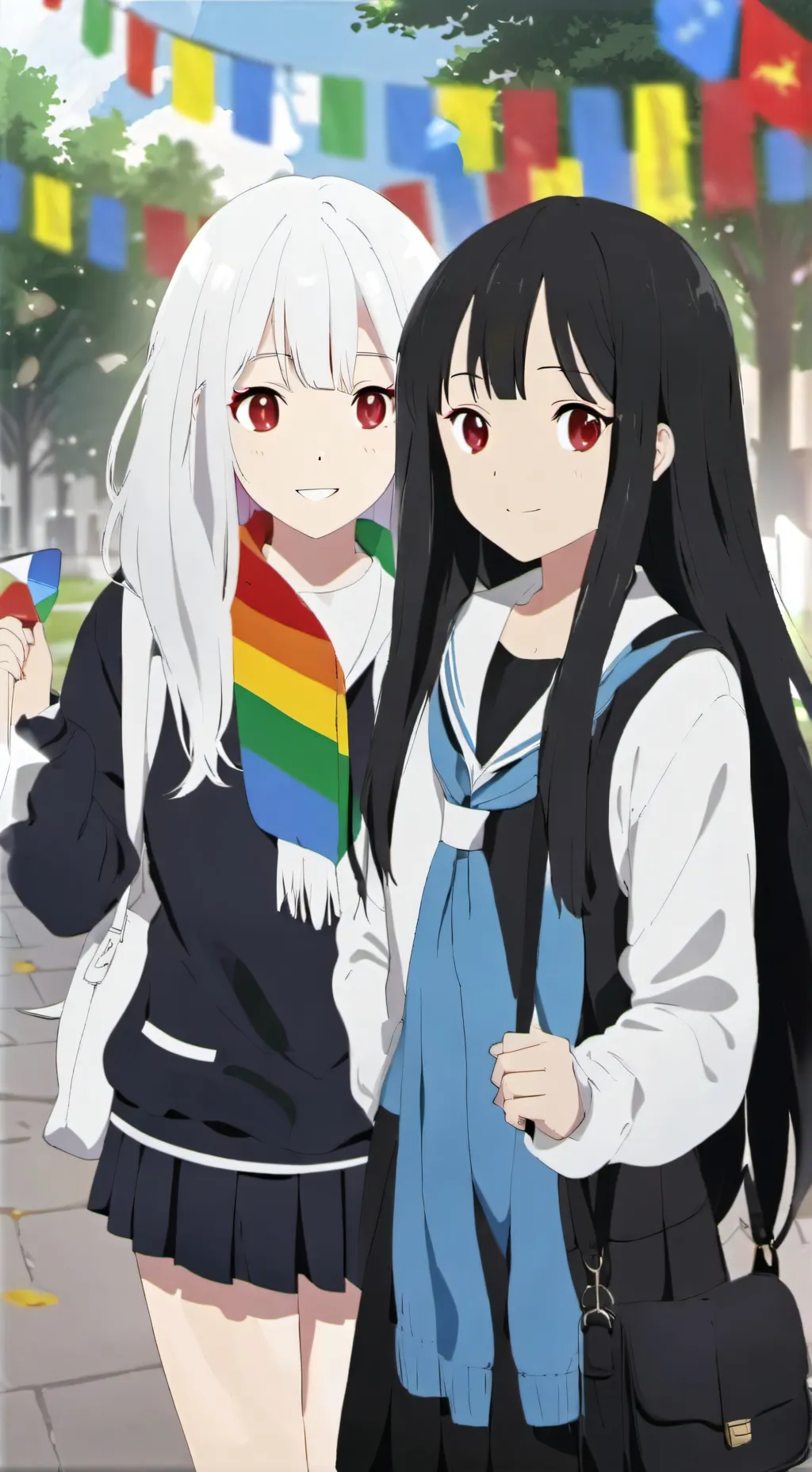 ai character: Kaede And Maki background