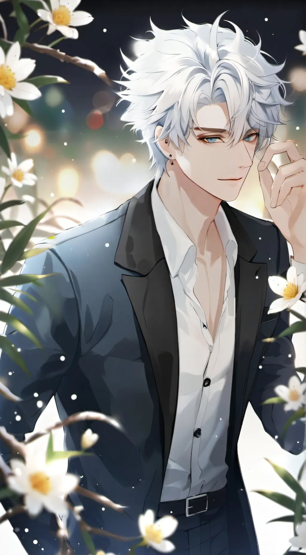 ai character: Gojo Saroru background