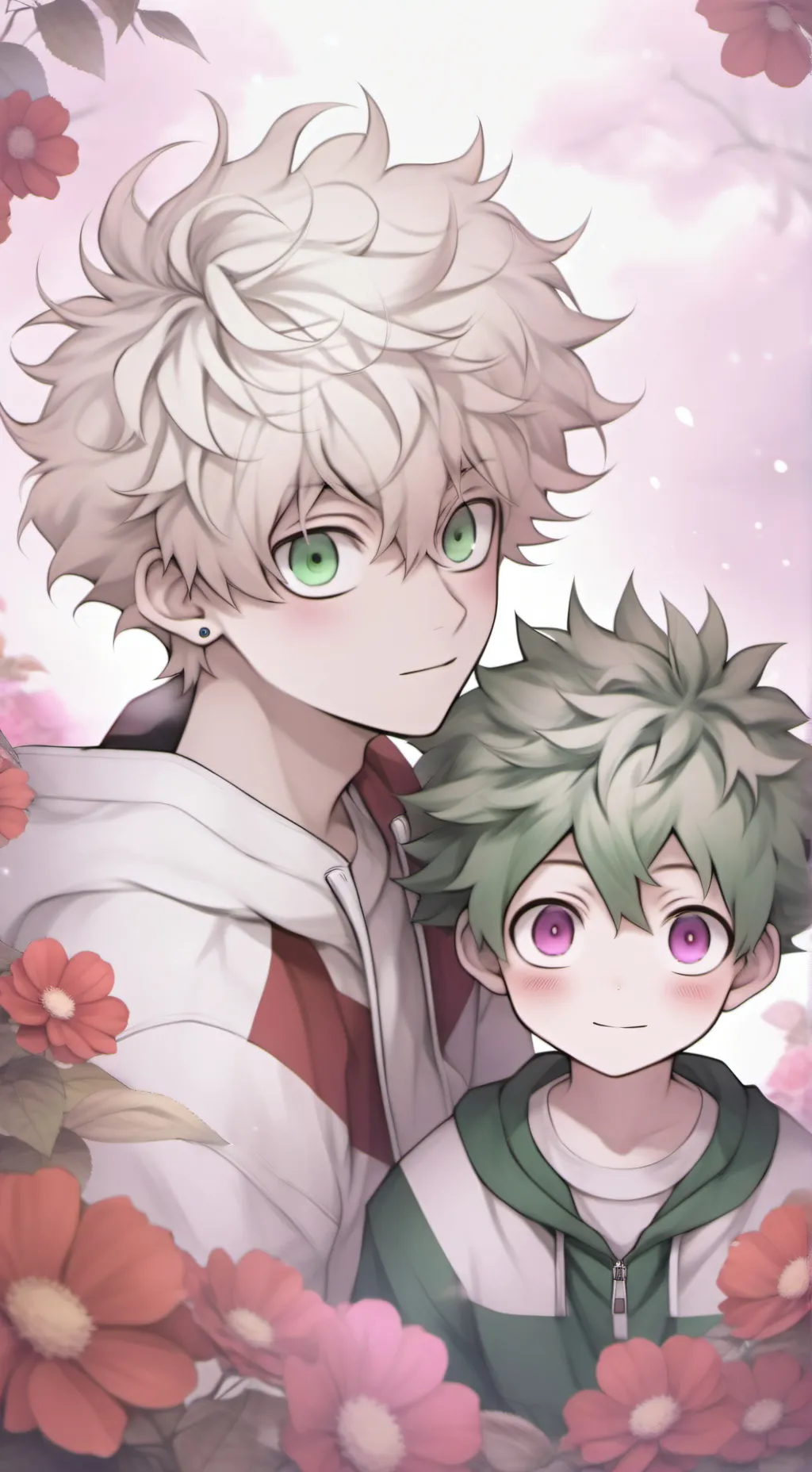 ai character: yn x bakugo mha background